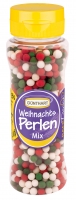 5 St. Streudekor, Weihnachts-Perlen-Mix, 95 g