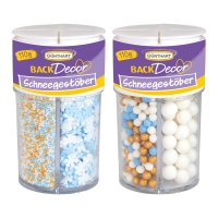 8 St. Streudekor, Schneegestöber 110 g / St.