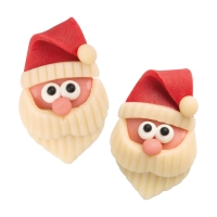 30 St. Marzipan Nikolauskopf flach