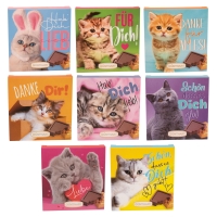 16 St. Kleines Pralinenpräsent  Katzen , sortiert