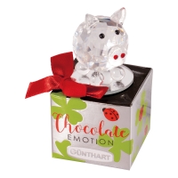 12 St. Kristallglas-Schwein auf Box