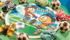 Fußball-Dekore