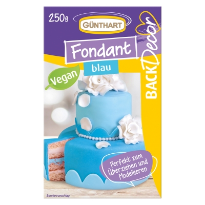 8 St. Rollfondant, blau 