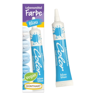 12 St. Lebensmittelfarbe blau 