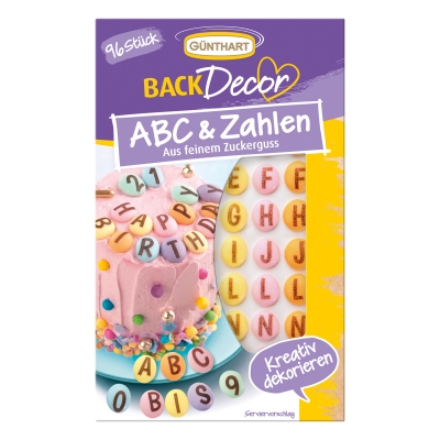 15 St. Zucker ABC und Zahlen 