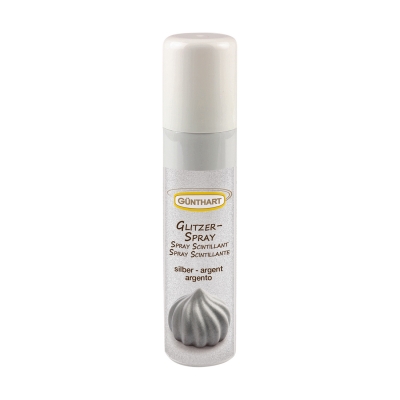 1 St. Glitzerspray silber, 100 ml 