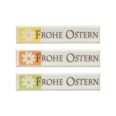 48 St. Dekorstreifen  Frohe Ostern , sortiert 